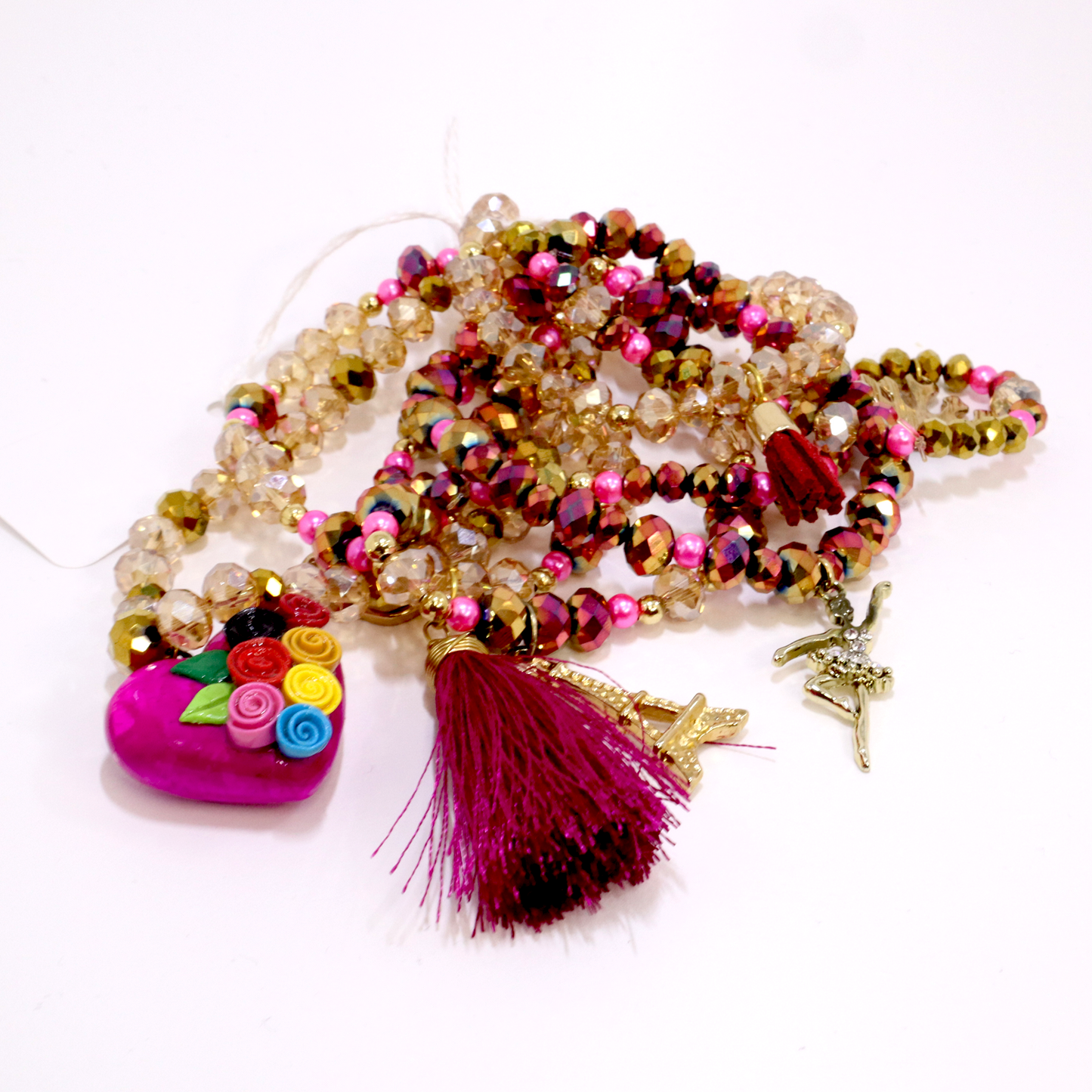 Bracelet Set of 7 - Semanario (Pink)