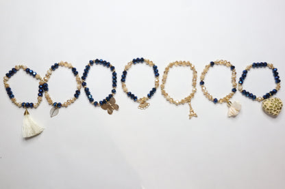 Bracelet Set of 7 - Semanario (Blue)