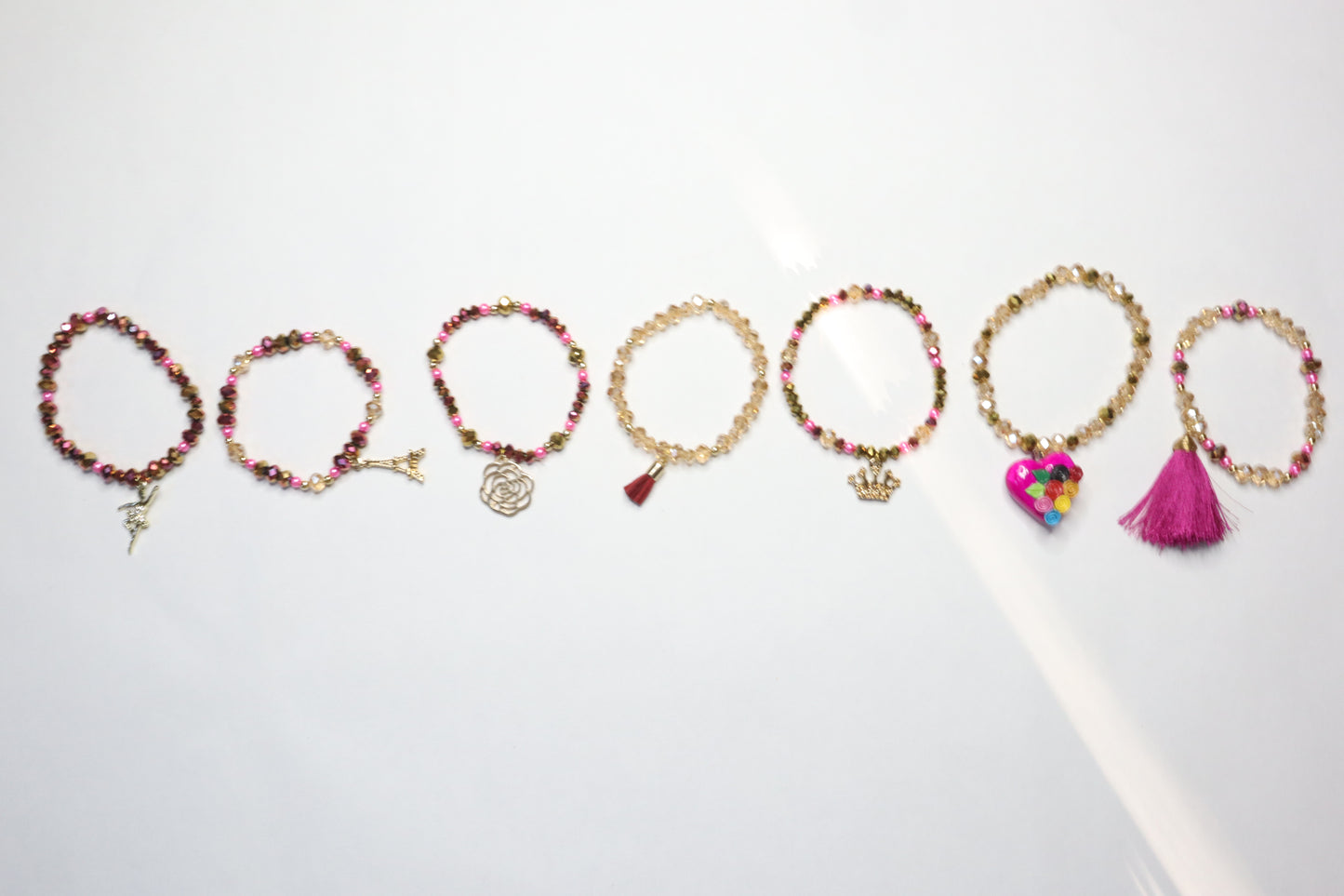 Bracelet Set of 7 - Semanario (Pink)