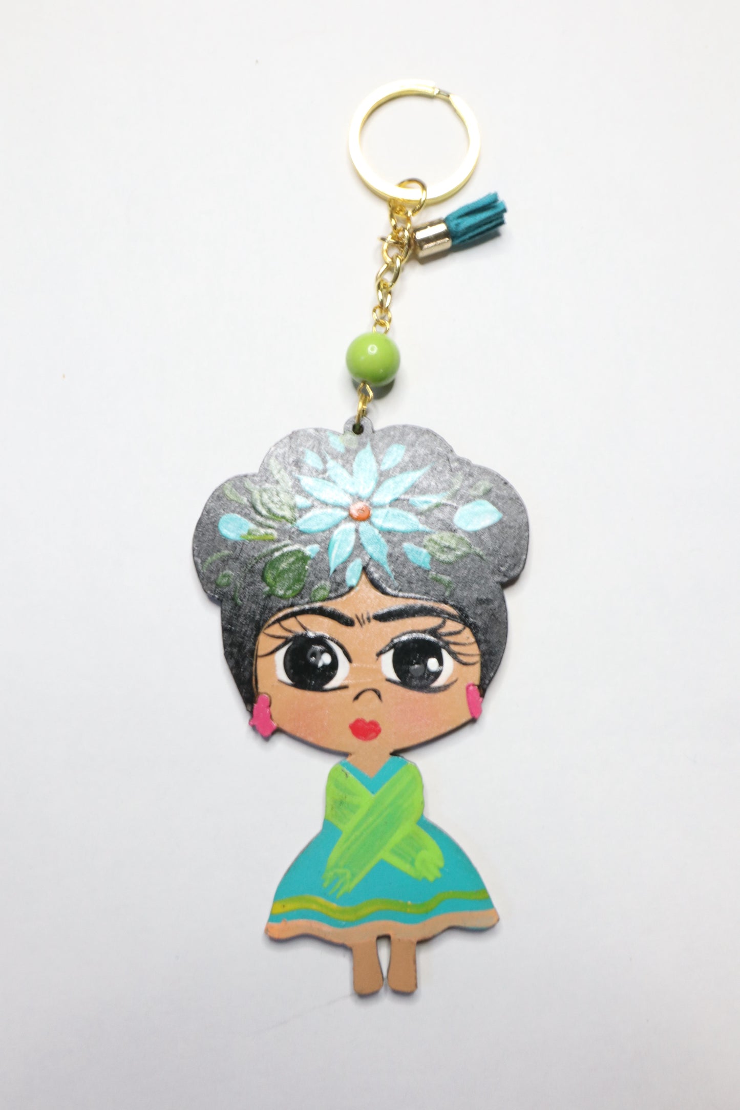 Frida Keychain (Green)