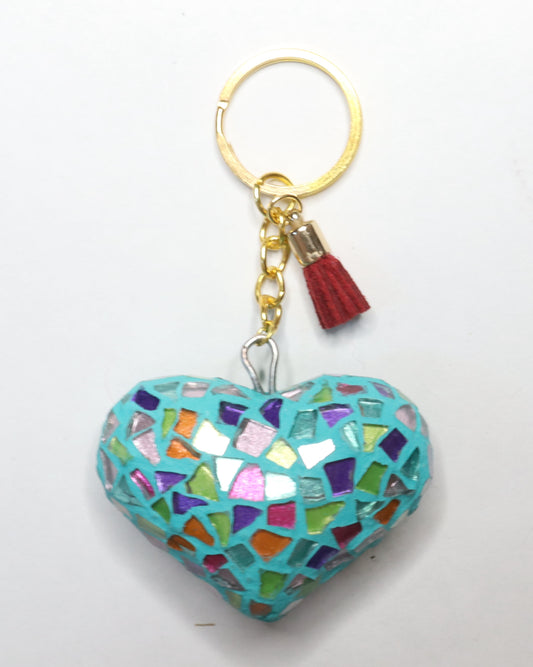Heart Keychain (Turquoise)