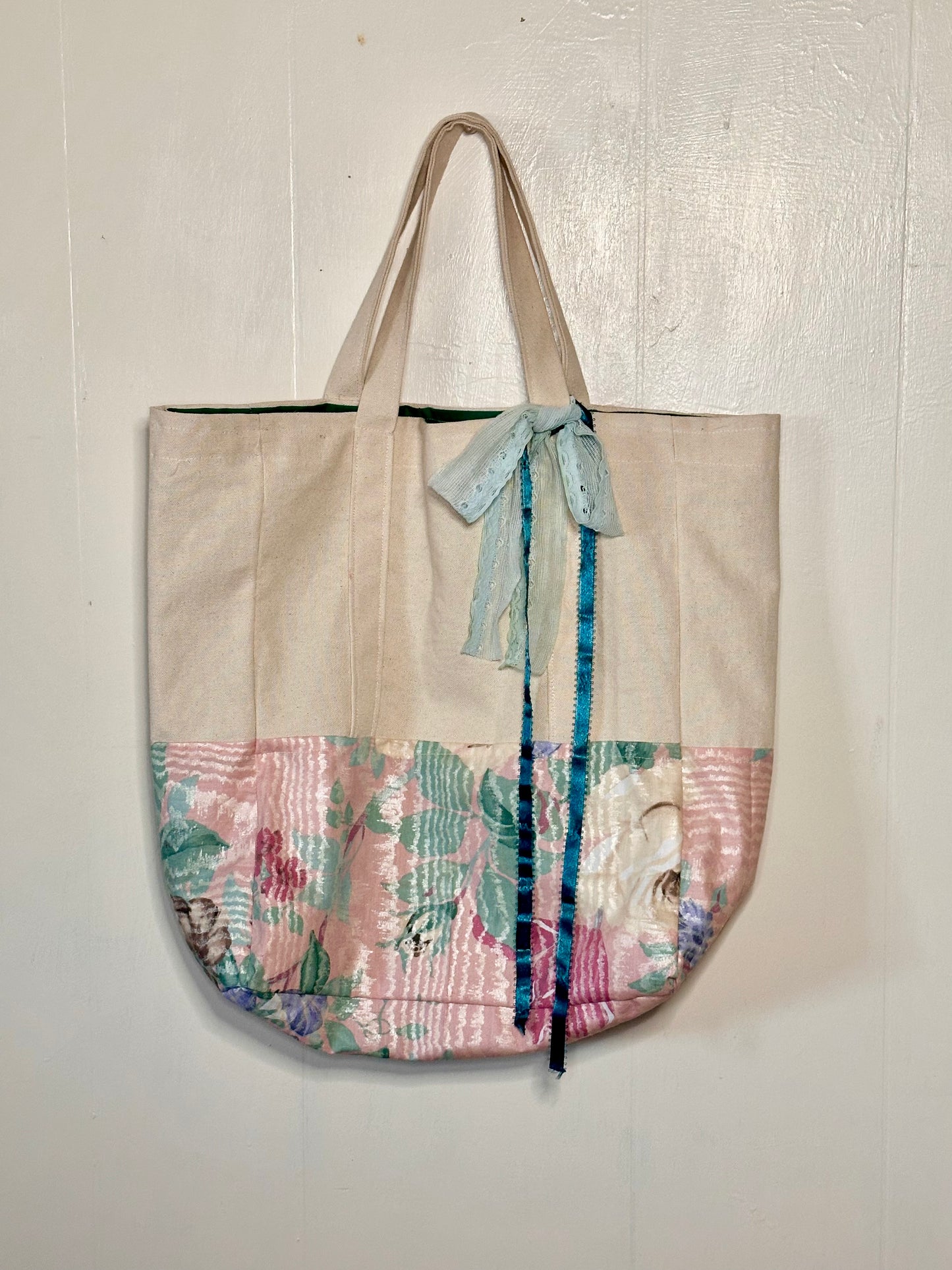 Light Pink Floral Totebag