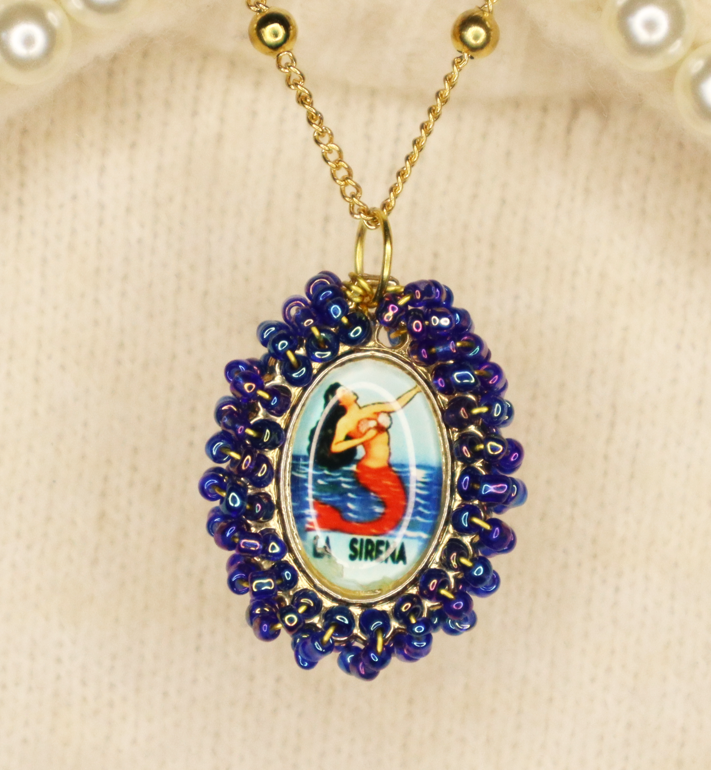 La Sirena Loteria Necklace