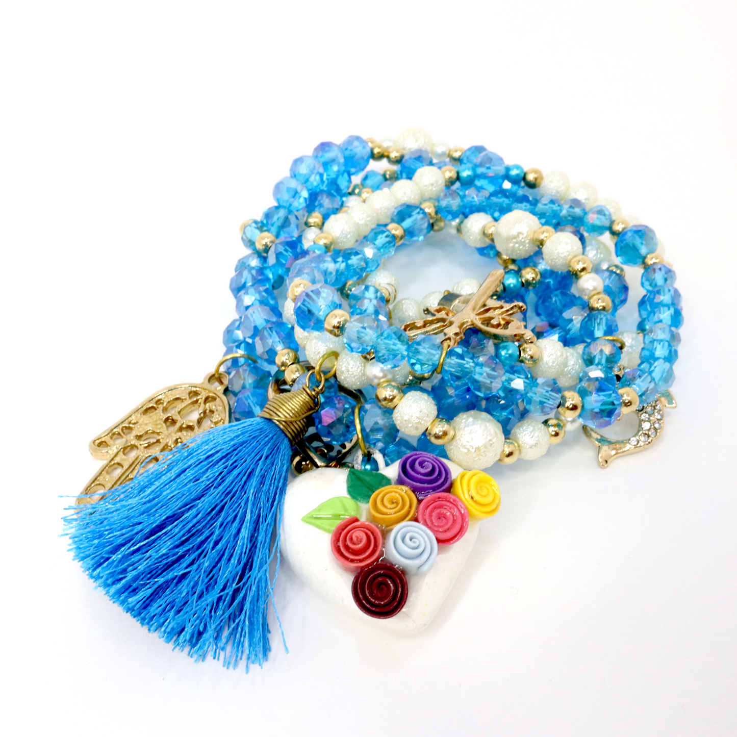 Bracelet Set of 7 - Semanario (Ice Blue)