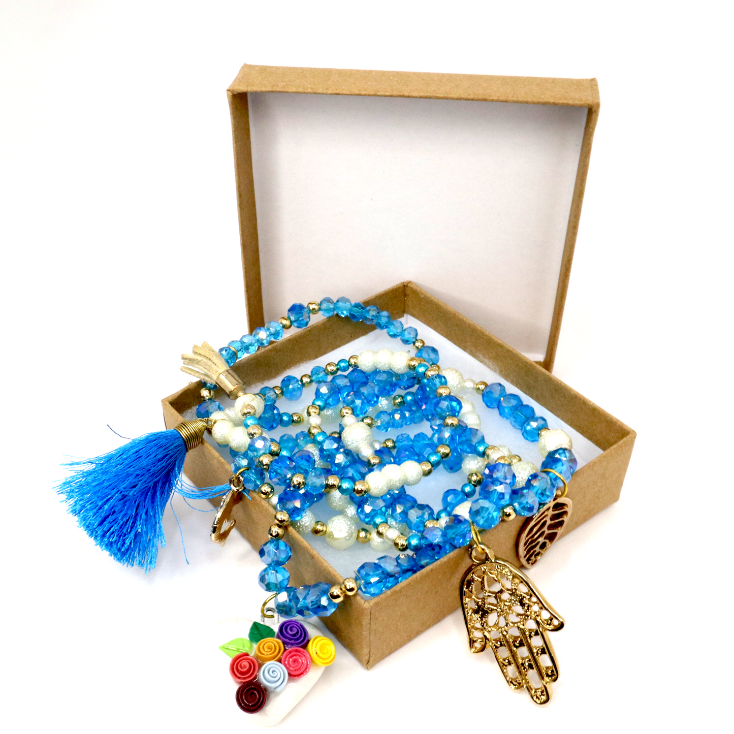 Bracelet Set of 7 - Semanario (Ice Blue)