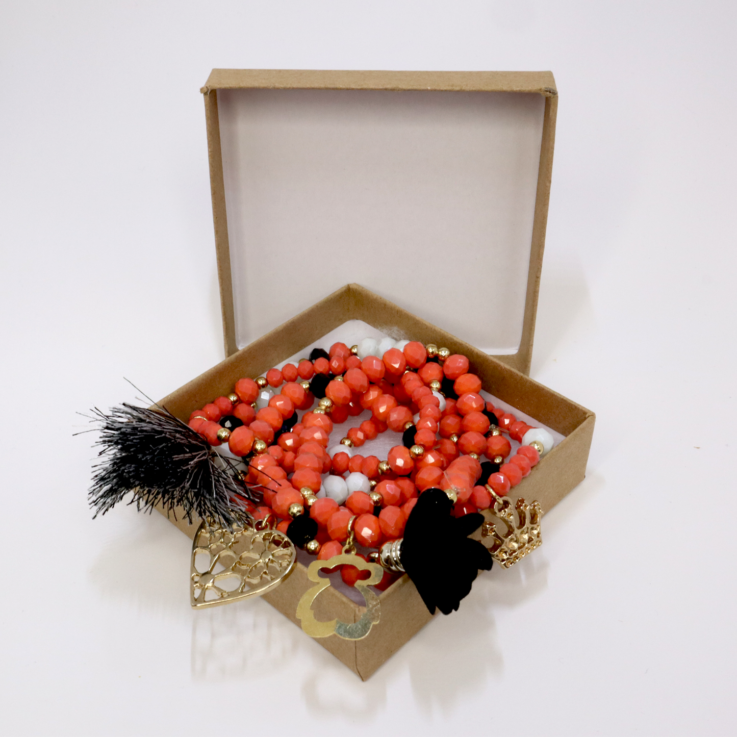 Bracelet Set of 7 - Semanario (Orange)