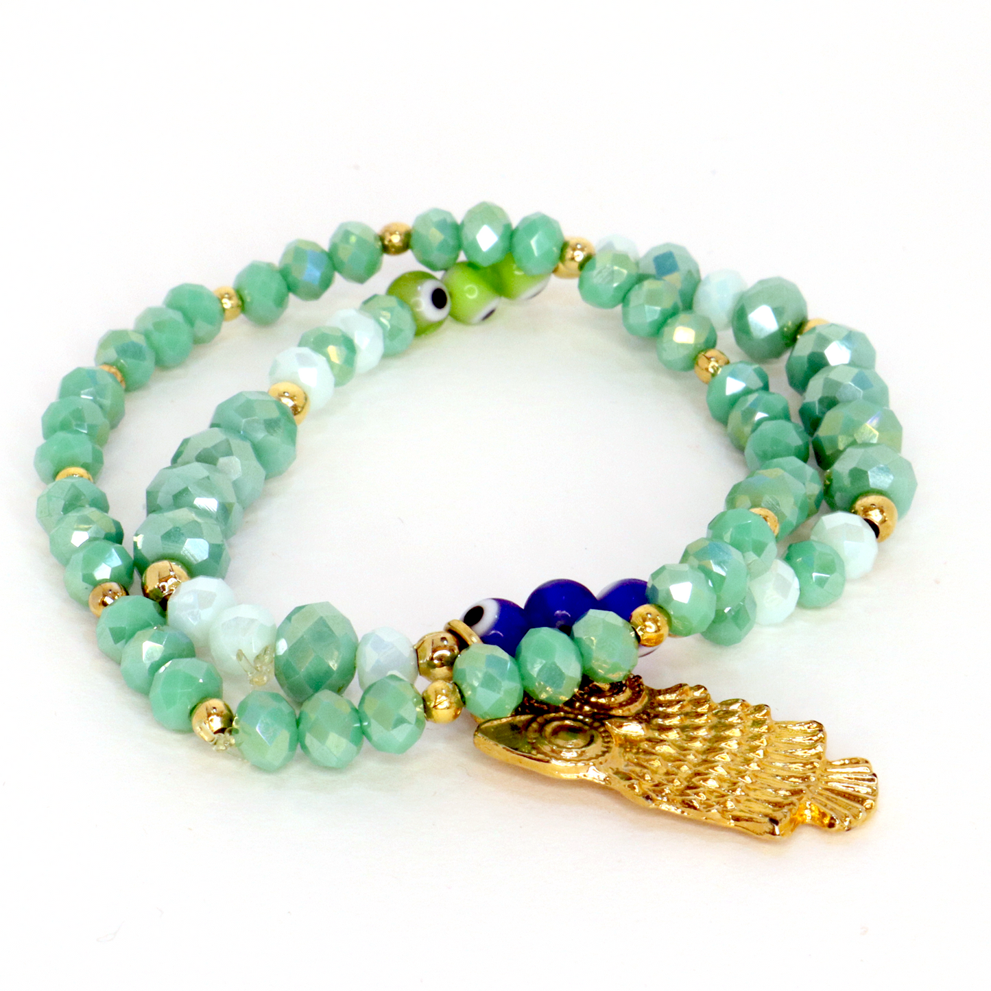 Bracelet Set of 2 (Teal)