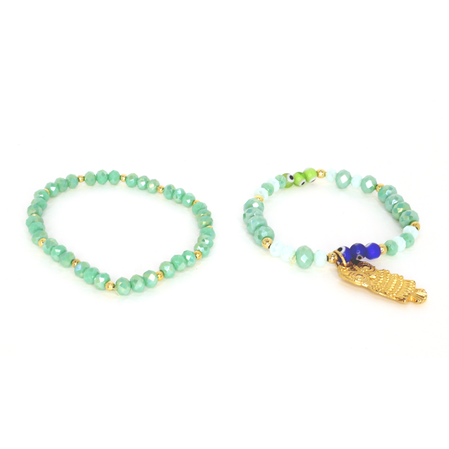 Bracelet Set of 2 (Teal)