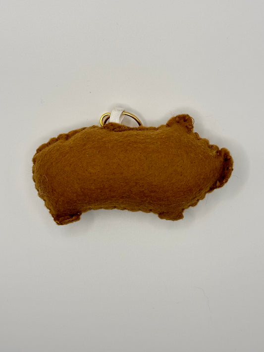 Felt Puerquito Pan Dulce Bag Charm