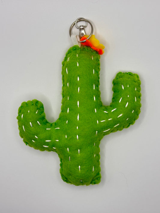 Felt Cactus Bag Charm