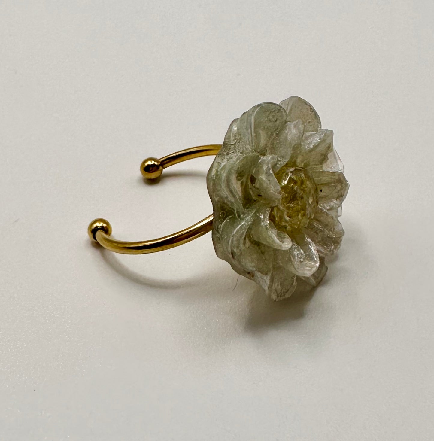 Pearlescent Flower Ring