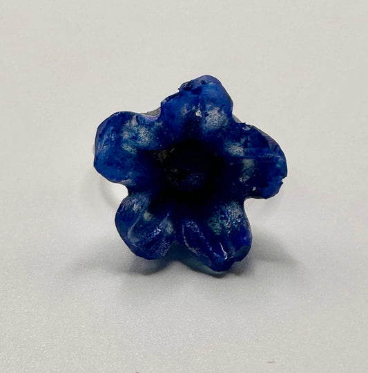 Blue Flower Ring