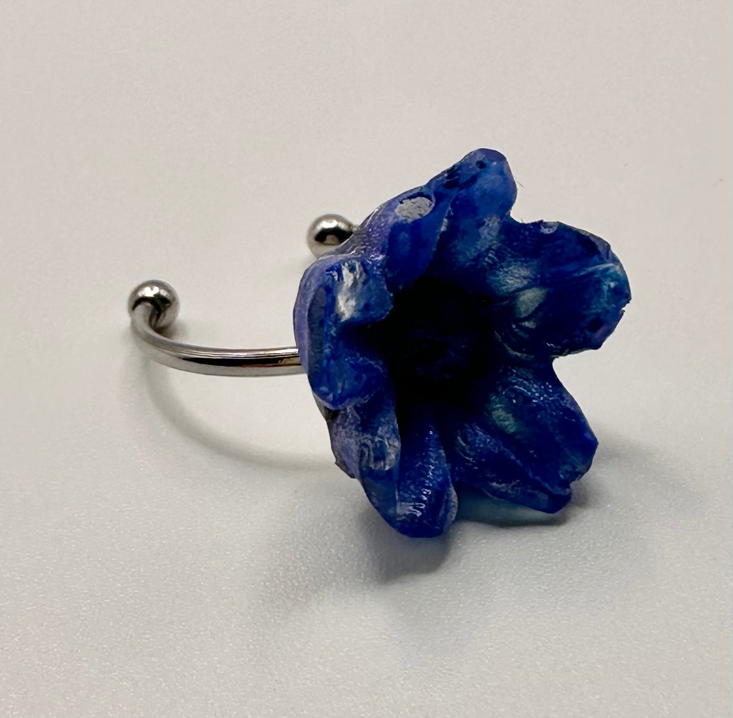 Blue Flower Ring